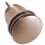 SPARES2GO Clicker Basin Waste Plug 1 1/4" 60mm Click Clack Bathroom Sink Pop Up Push Dome (Brushed Copper) 11