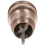 SPARES2GO Clicker Basin Waste Plug 1 1/4" 60mm Click Clack Bathroom Sink Pop Up Push Dome (Brushed Copper) 12