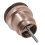 SPARES2GO Clicker Basin Waste Plug 1 1/4" 60mm Click Clack Bathroom Sink Pop Up Push Dome (Brushed Copper) 9
