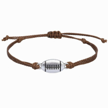 Classical Football Bracelets Woven String Volleyball Baseball Basketball Sport Bracelet for Men Boys Party Souvenir