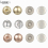 Pressions Button Clips for Interchangeable Leather Band Stainless Steel Bracelet 2