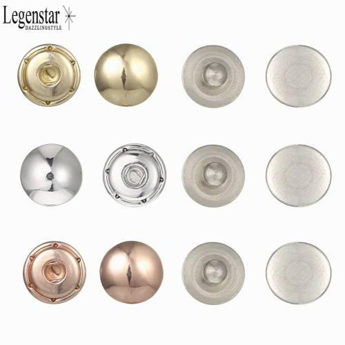 Pressions Button Clips for Interchangeable Leather Band Stainless Steel Bracelet 1