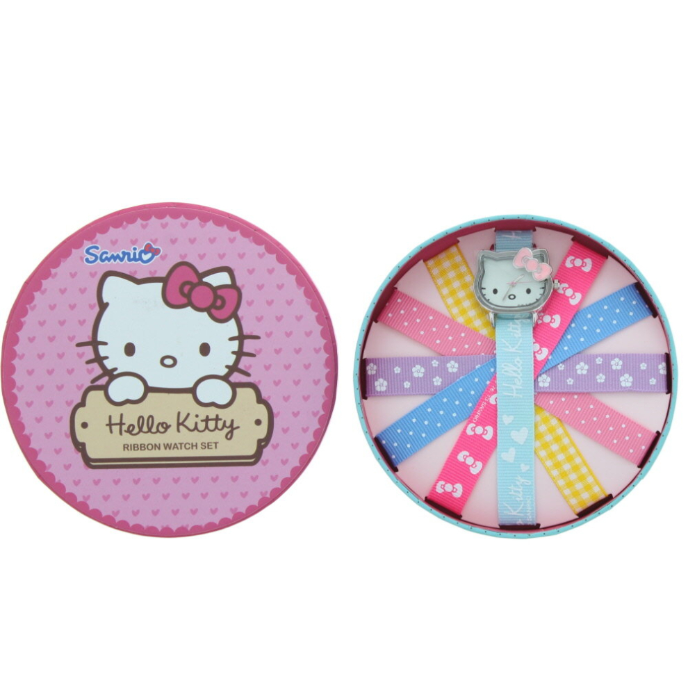 Hello Kitty Ribbon Watch Set Multicoloured