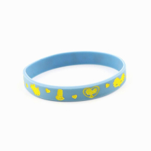 HJ903 Cartoon Figure Collection Decoration Waterproof Bracelet Sports Wristband Student Soft Rubber Bracelet
