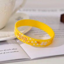 Cartoon animation printing gradient bracelet Anime Demon Slayer Cosplay silicone bracelet