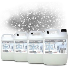 Snow Fluid Pro - 20L Snow Machine Fluid (4x5L), Professional Grade Fluffy Foam Snow, Works with Most Machines, 4PK0091