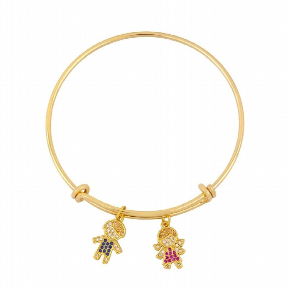 Plated Couple Charm Bracelets & Bangles For Women Boys And Girls Friendship Bangle Zirconia Jewelry brtc33-image-OPC-PCWHX8D-NEW