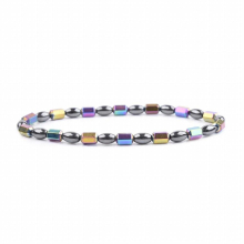 Healthy Care Weight Loss Anklet Magnet Bracelets Foot Hematite Elastic Bracelet 24-25Cm Pain Relief Women Man Jewelry