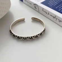 Version Silver Personality Pentagram Bracelet Female Vintage Creative Hip-Hop Jewelry Accessories