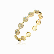 Ins Vintage Happy Face Bracelet Creative Multiple Smiley Bracelets For Women Girls Teens Jewelry Gift