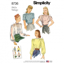 Simplicity Sewing Pattern 8736 Women H5 (6-8-10-12-14)
