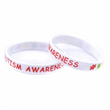 1pc Autism Awareness Silicone Wristband with Puzzle Friendship Bracelets