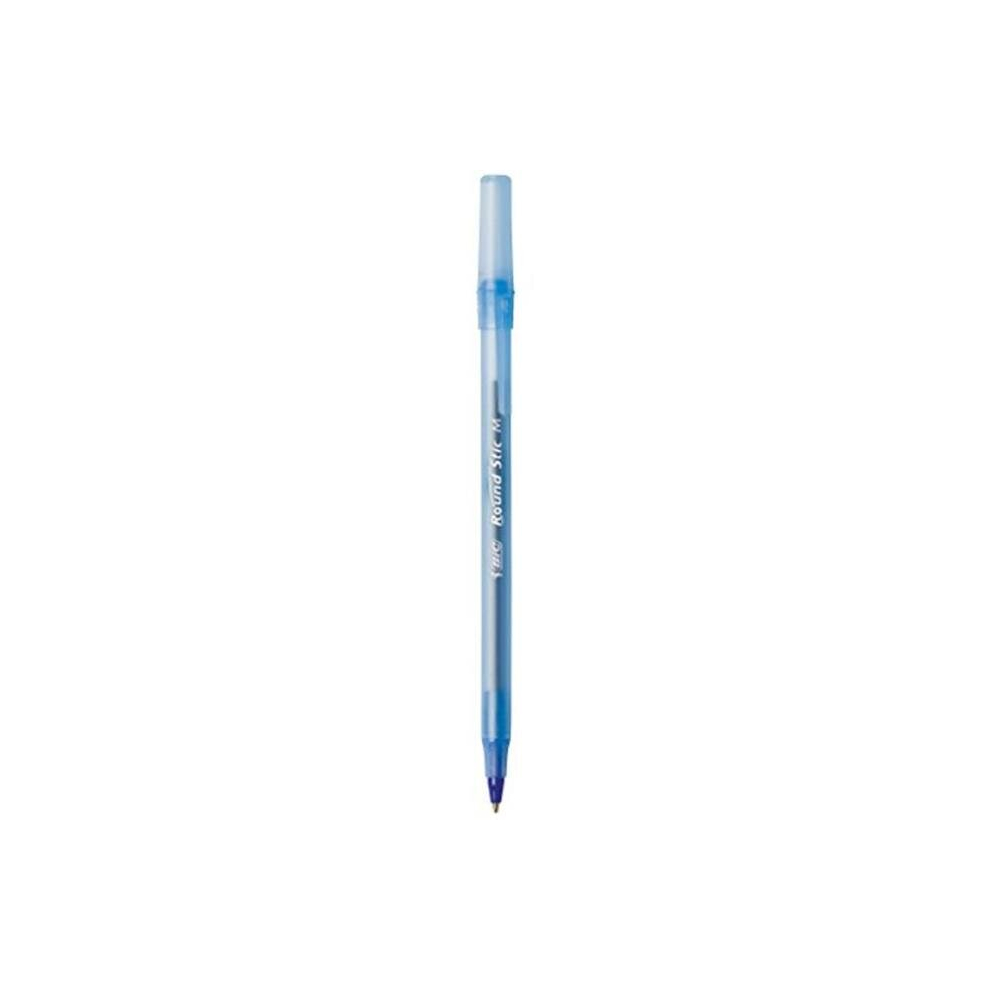 BIC BICGSM144AZBLU Round Stic Xtra Life Ballpoint Pen, Blue - Medium Point -144 per Pack