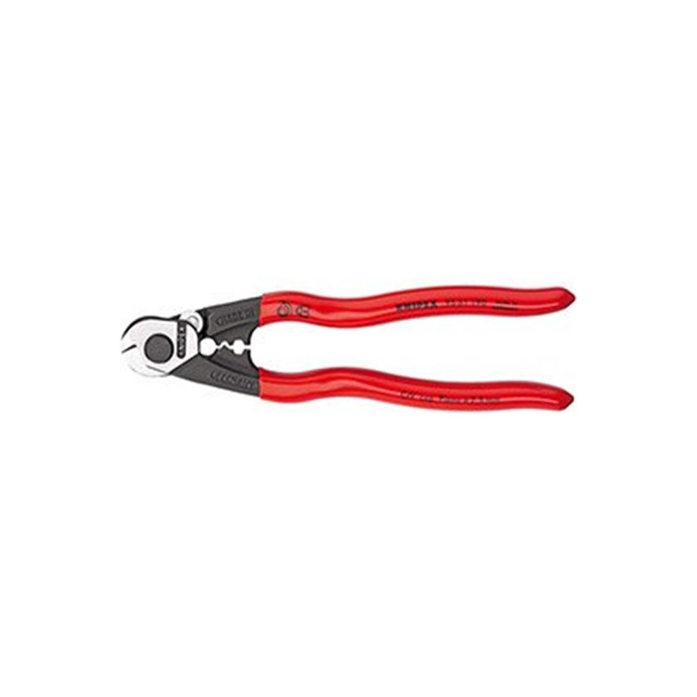 Knipex Tools 95 61 190 SBA Wire Rope Cutters 7.5 in. OAL