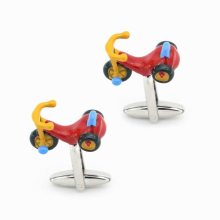 Kids Toy Children Bicycle Cufflinks Brass Material Muti-color Cuff Links & Retail