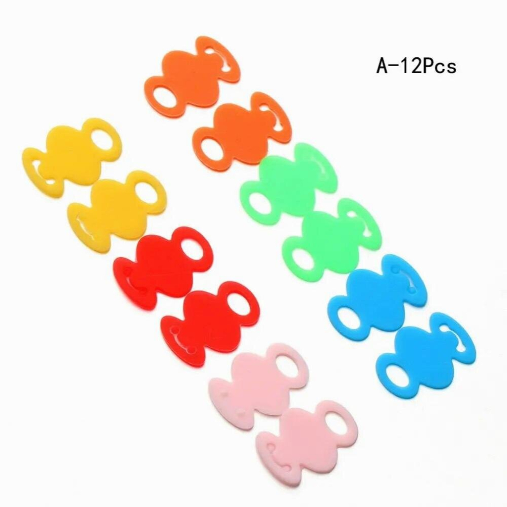 12/24/32Pcs Key Cap Covers Key Identifier Tags Soft Silicone Topper Key Holder Keyring Label Keys Organizer 885670422471