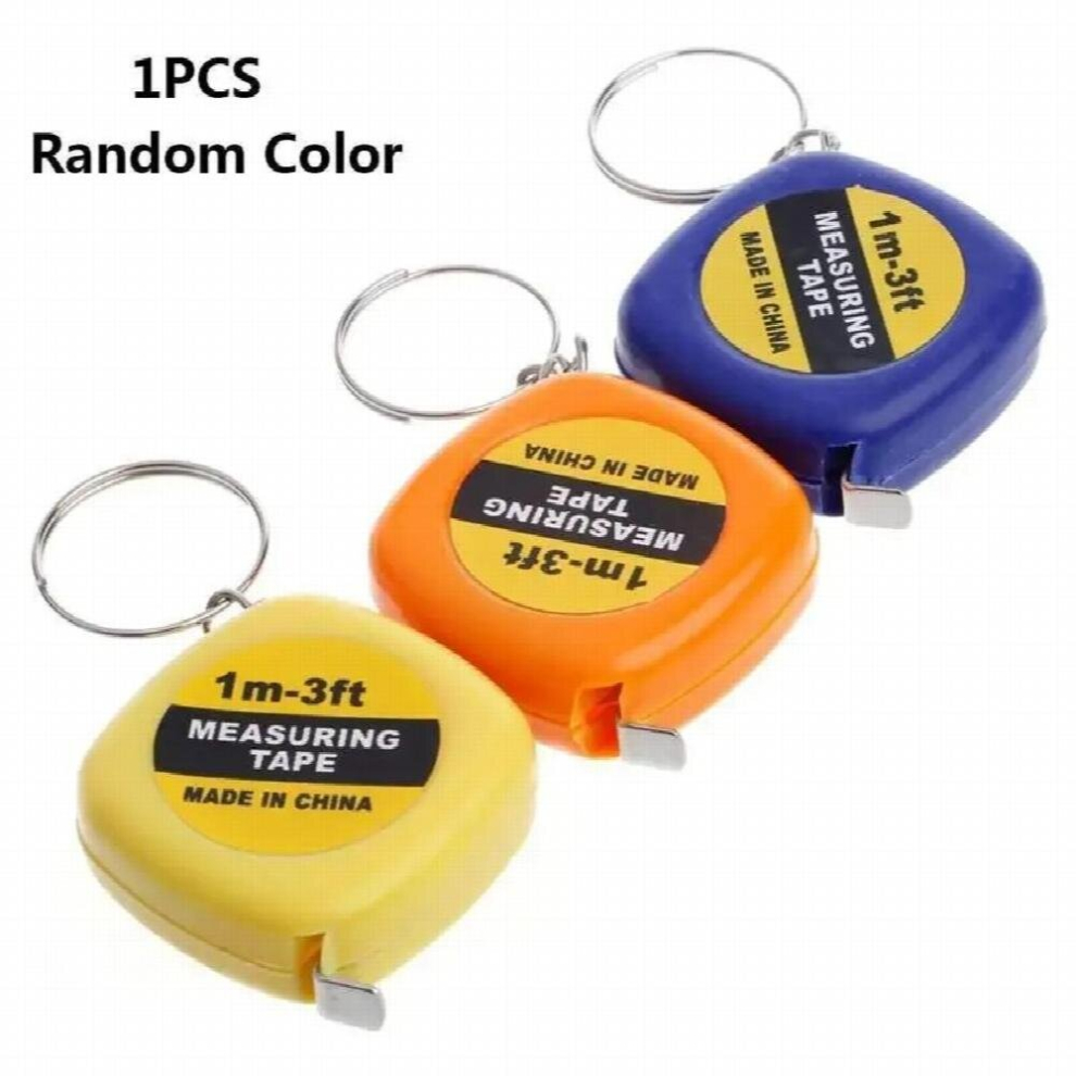 Mini Steel Tape Measure Children Height Ruler Keychain Easy Retractable Measure Tape Key Chain Small Tape Measure Random 885670430667