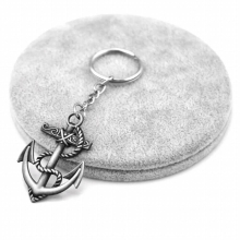 Vintage Anchor Keychain For Men Retro Skull Anchor Rudder Key Chain on Pants Bag Car Trinket Boys Jewelry Party Souvenirs Gift
