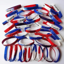 20PCS Flag Bracelets National Wristband Toys For Children Women Men Soccer Football Fans Teams European Cup Games