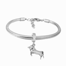 2pcs Silver Heart Inify Zircon Beads Bracelets for Women Chain Bracelets Set Charm Bracelet Bangles Jewelry Punk