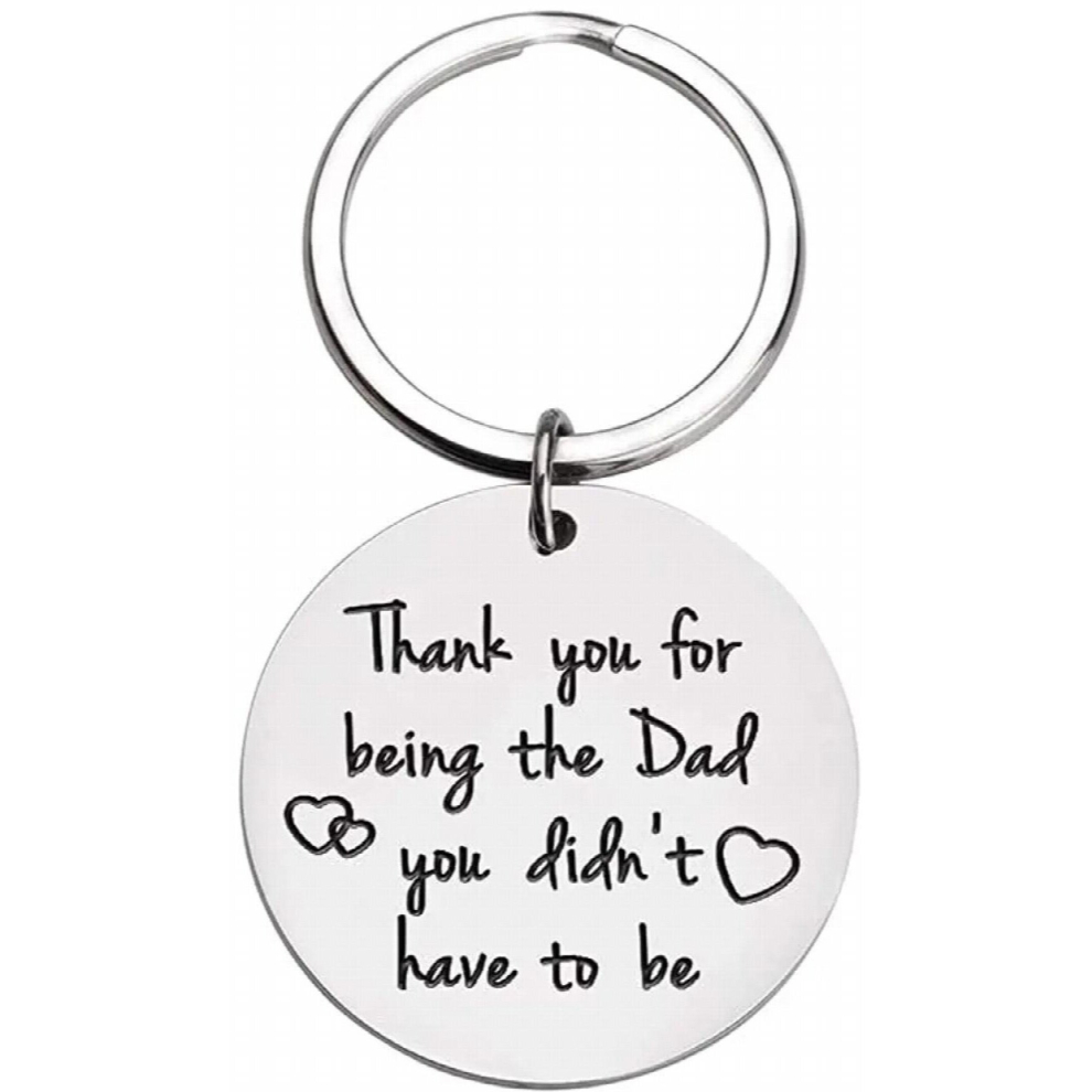 Fathers For Step Dad Keychain Step Daddy Papa Wedding Father Bride Groom From Daughter Son Kids Key Ring 885670457237