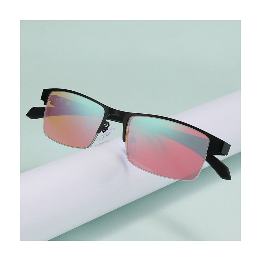 Newjass Red-Green Blind Color Weak Glasses Correction Discrimination Anti-Blue Glasses
