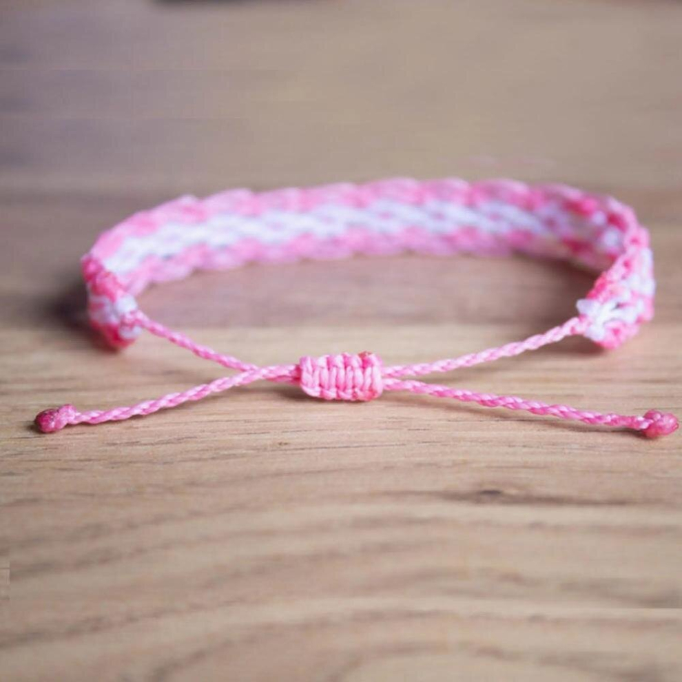 Sapphic pride criss cross bracelet or anklet LGBTQA+ jewelry for couple pride people-image-OPC-PCWJPSM-NEW