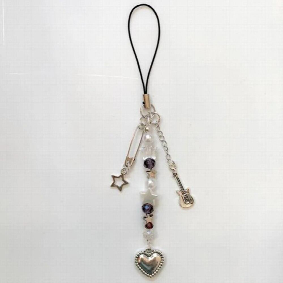 Pink Phone Charm Star Phone Charm Minimalist Keychain Key Chains For Women Y2k Key Chain Pink,Multicoloured 885670480020