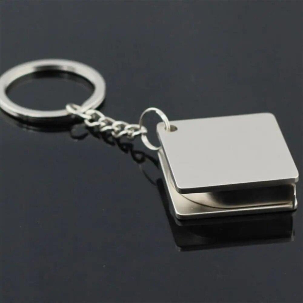 Portable Full Metal Ruler Tape Measure Multifunctional Keychain Key Chains Key Chain Key Ring 885670485797