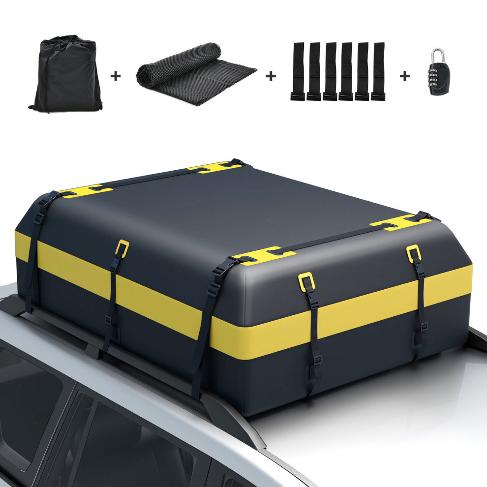 600L Car Roof Top Rack  Waterproof Luggage Carrier Bag Storage Travel