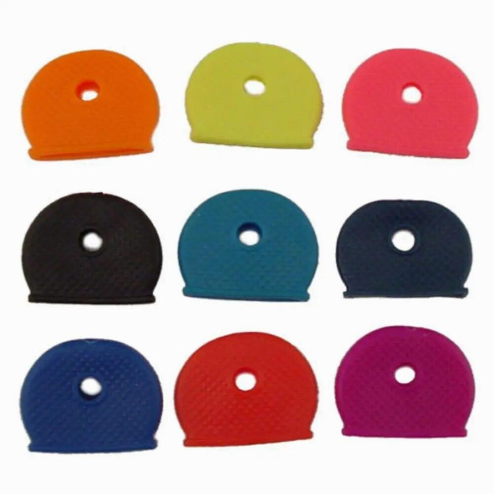 24 Pcs Key Chains Assorted Key Top Cap Cover Topper Keyring Id Marker Tags Key Top Head Covers 885670536741