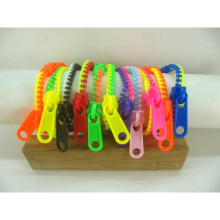 24pcs Unisex Zipper Bracelet Mixed Batch Plastic Multicolor Cuff Bracelet Wristband Jewelry