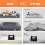 (L(100x75x8cm)) Bolster Orthopedic Dog Bed Sofa Washable Grey 5