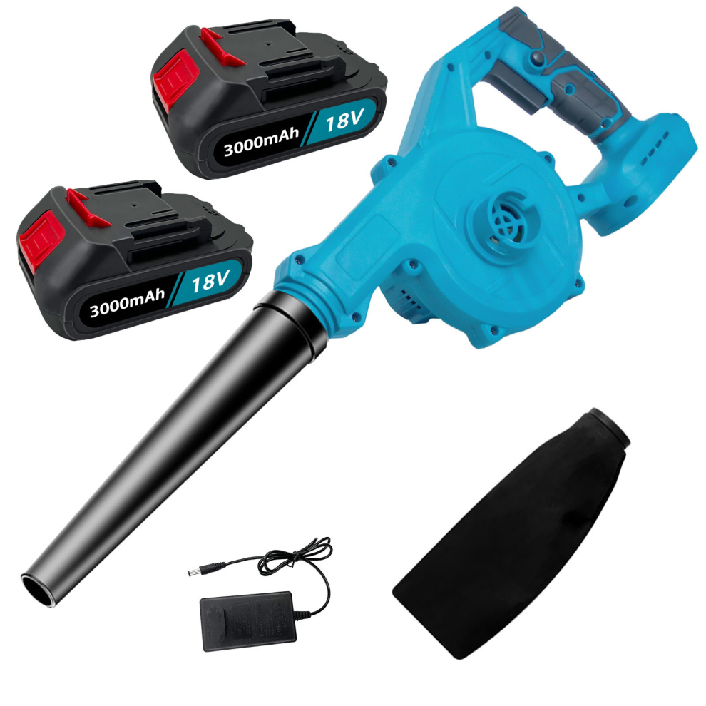 Cordless Leaf Blowers & Garden Vacuums+2x 3A Battery-Makita Compatible