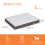 (L(95x70x8cm)) Orthopedic Dog Beds Large Mattress Washable Cover 3