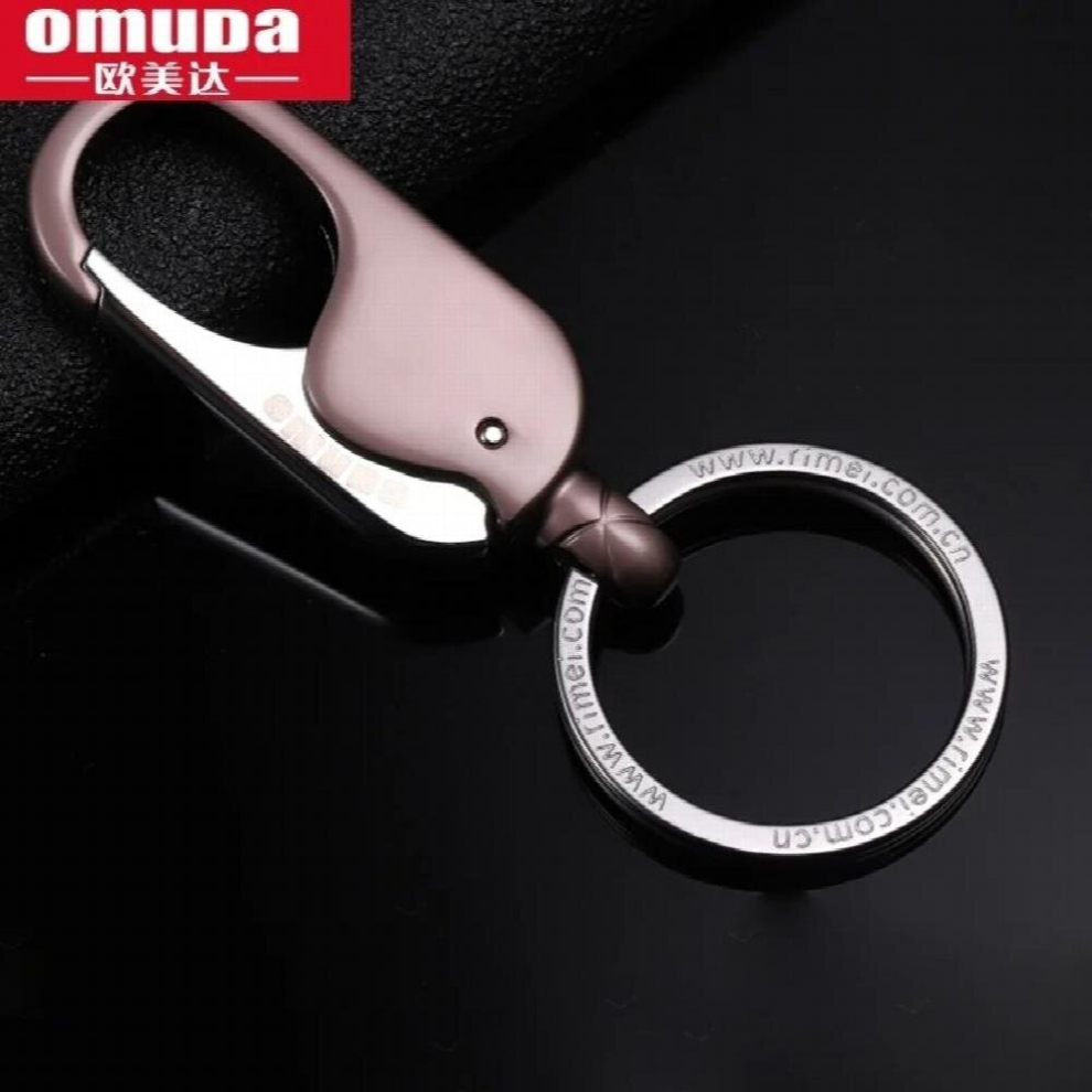 Men Metal Car Key Chain Key Ring Waist Hanged Key Holder Women Keychains With Two Rings Purple 885670544630