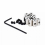 10Pcs Brooch Pin Safe Keepers Pin Locks Pin Backs Clasp Locking Pin Keeper Backs Locking Pin Backs With Wrench Tools 1
