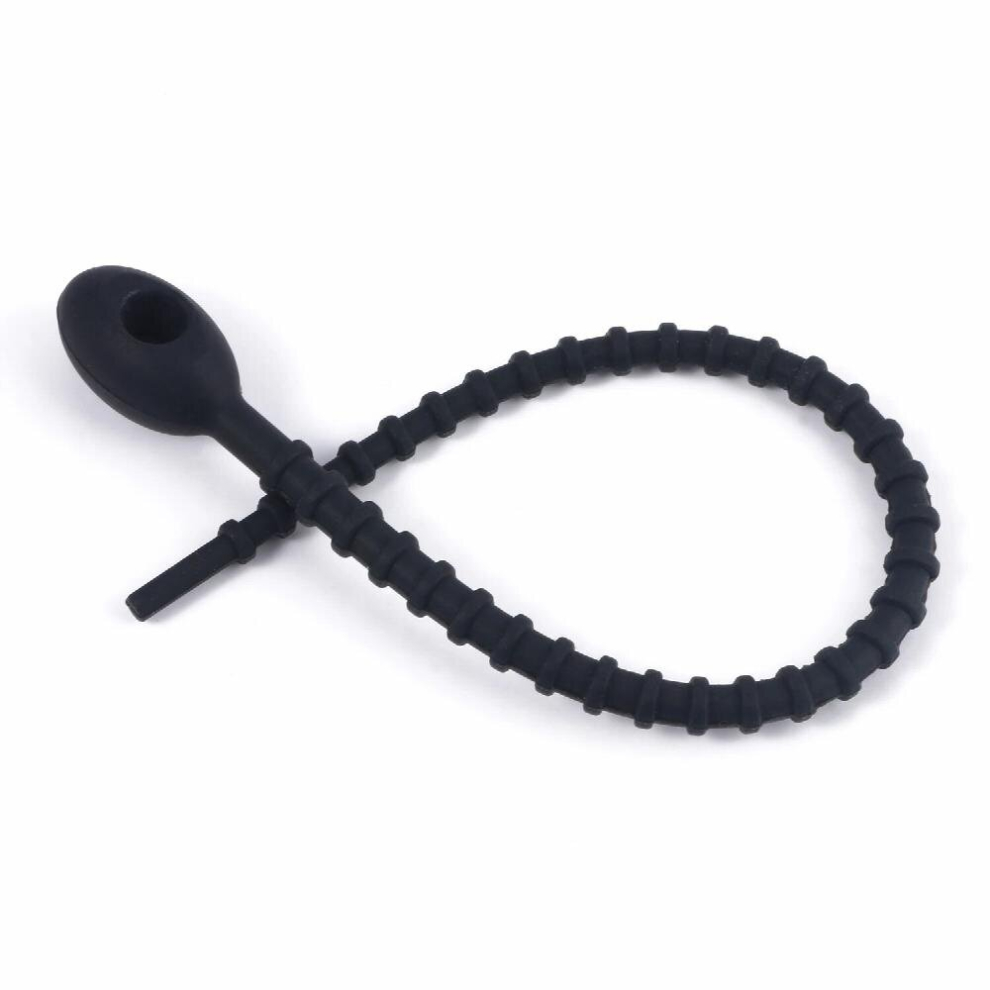 10Pcs Silicone Self-Locking Wire Cable Zip Ties Multi-Functional Reusable Cable Ties Organiser Fasten Cable Food Bag Bundle Tool 885670557968