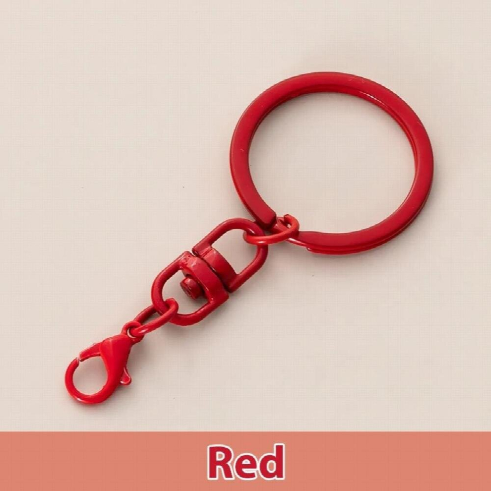10Pcs Colorful Metal Keychain Ring Split Ring Keyfob Key Holder Rings Women Men Diy Key Ring Accessories Key Chain 885670557883