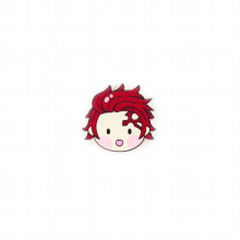 Anime Demon Slayer Cosplay Enamel Pins Zenitsu Tanjirou Inosuke Giyuu Kyoujurou Tengen Mitsuri Obanai Sanemi Fans Gift