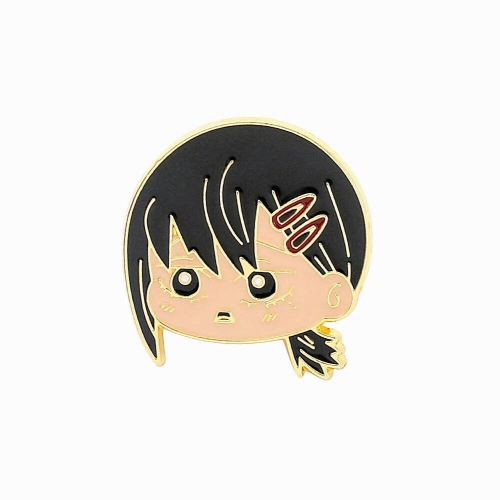 Japan Anime Chainsaw Man Lapel Pin Cartoon Pochita Higashiyama Kobeni Hayakawa Aki Metal Enamel 3313