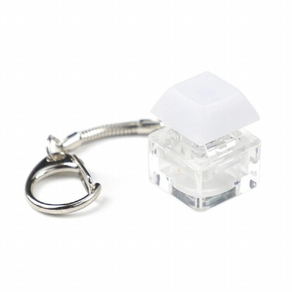 Switch Tester Mechanical Switch Keychain Shaft Test Transparent Stress Relief For Mechanical Keyboard Keyswitch Tester White 885670558521