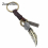 Mens vintage keychains Punk Alloy Feather key chain 2