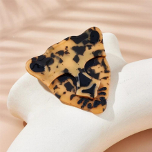 Acrylic Cartoon Leopard Brooches For Unisex Kids Pins Badges Accessories Trends Christmas Jewelry