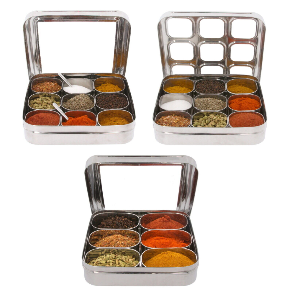 Indian spice storage containers hotsell