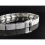 silver wide bling bling cools mens cz chain bracelet bangle 3