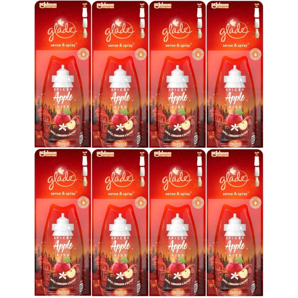 8 x Glade Sense and Spray Refill 18ml, Inspired by Disney's Frozen 2 - Spiced Apple Kiss-image-OPC-PCWND6X-NEW