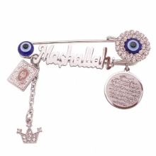 Islam Allah mashallah Quran AYATUL KURSI quran book Baby brooch Pin