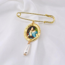 Girls Crystals Flower Brooches Women Baroque Vintage Retro Brooch Pin Jewelry Clothes Accessories Jewelry