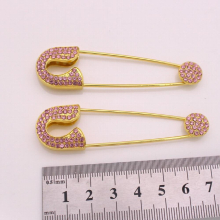 islam pink brooch Baby Pin 2 pcs /lot